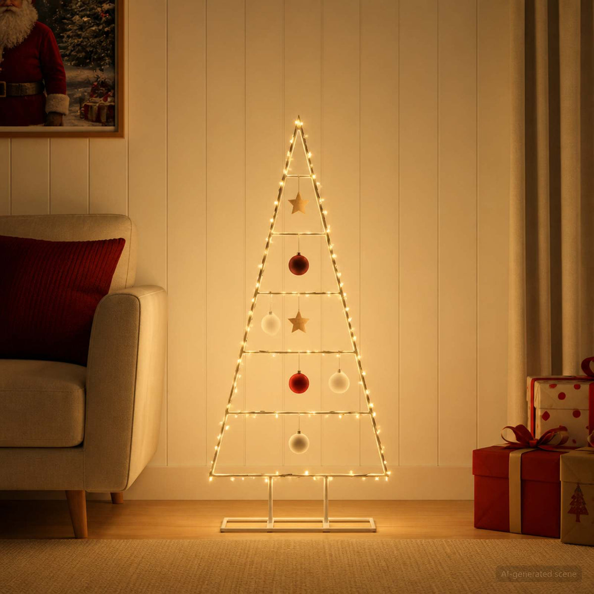 Μεταλλικό χριστουγεννιάτικο δέντρο KUOPIO 90 εκ. - Pakobazaar