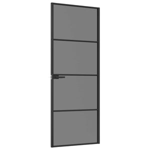 Εσωτερική Πόρτα 76 x 201,5 cm Θρυμματισμένο Γυαλί και Αλουμίνιο - Pakobazaar