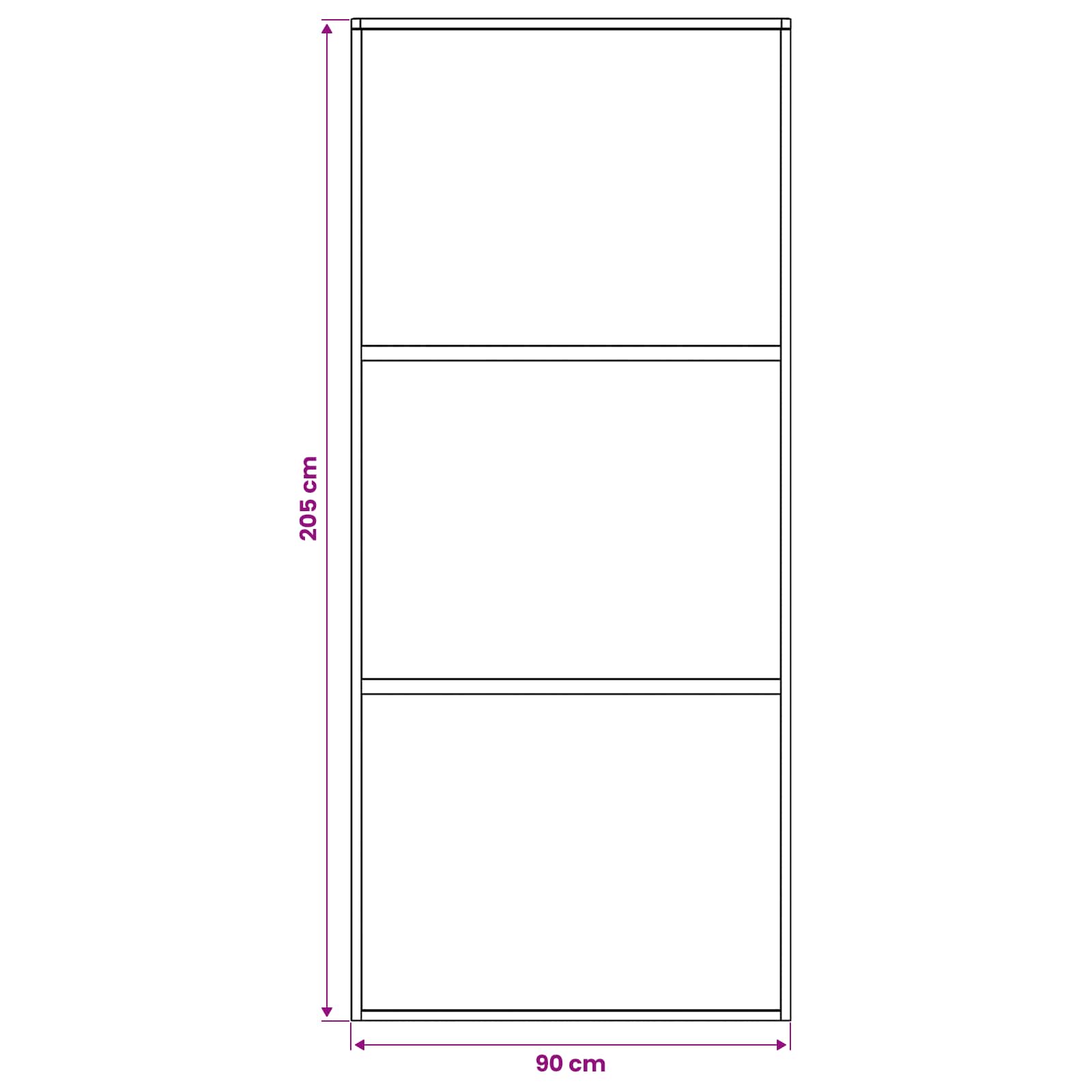 Συρόμενη Πόρτα 90 x 205 cm Θρυμματισμένο Γυαλί και Αλουμίνιο - Pakobazaar