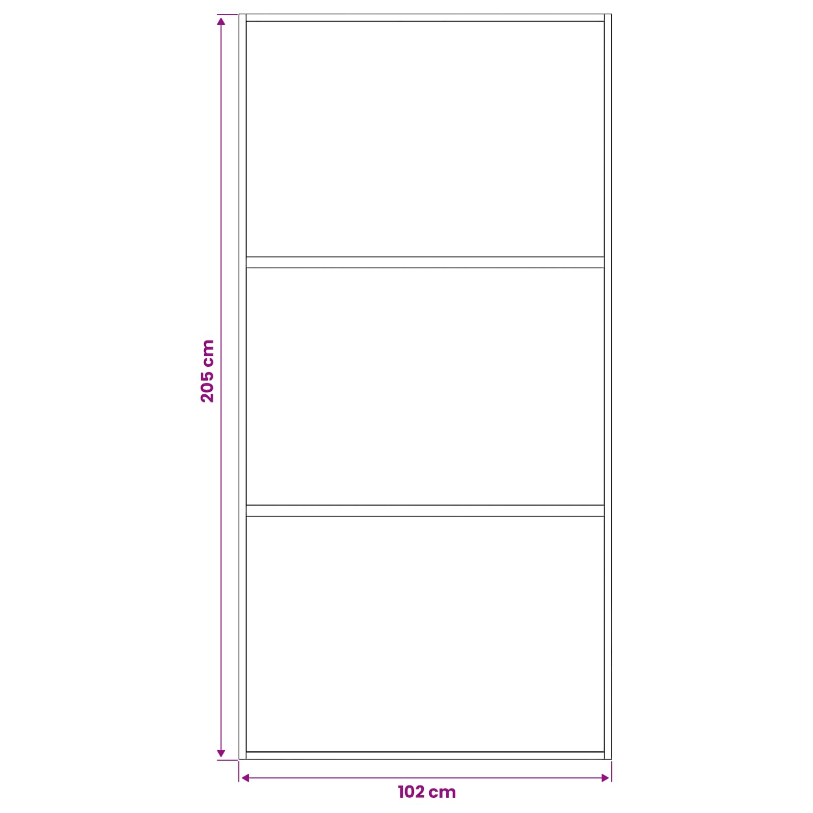 Συρόμενη Πόρτα 102 x 205 cm Θρυμματισμένο Γυαλί και Αλουμίνιο - Pakobazaar