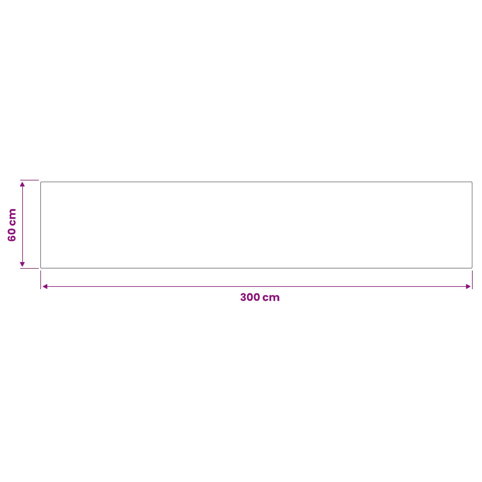 Χαλί Κουζίνας μπεζ πατούσες 300 x 60 εκ 100% Πολυαμίδιο