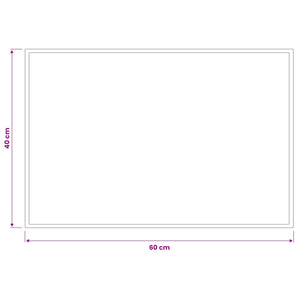 Χαλάκι Εξώπορτας Ανοιχτό γκρι 60 x 40 cm 100% Πολυαμίδιο
