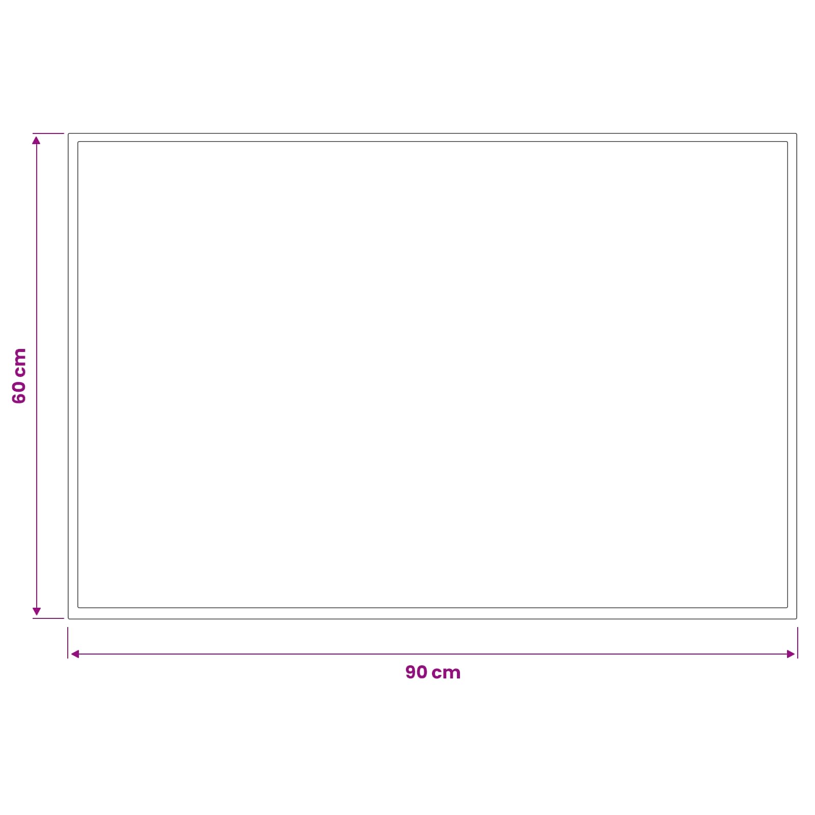 Χαλάκι Εξώπορτας Ανοιχτό γκρι 90 x 60 cm 100% Πολυαμίδιο