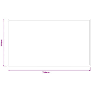 Χαλάκι Εξώπορτας Ανοιχτό γκρι 150 x 90 cm 100% Πολυαμίδιο - Pakobazaar