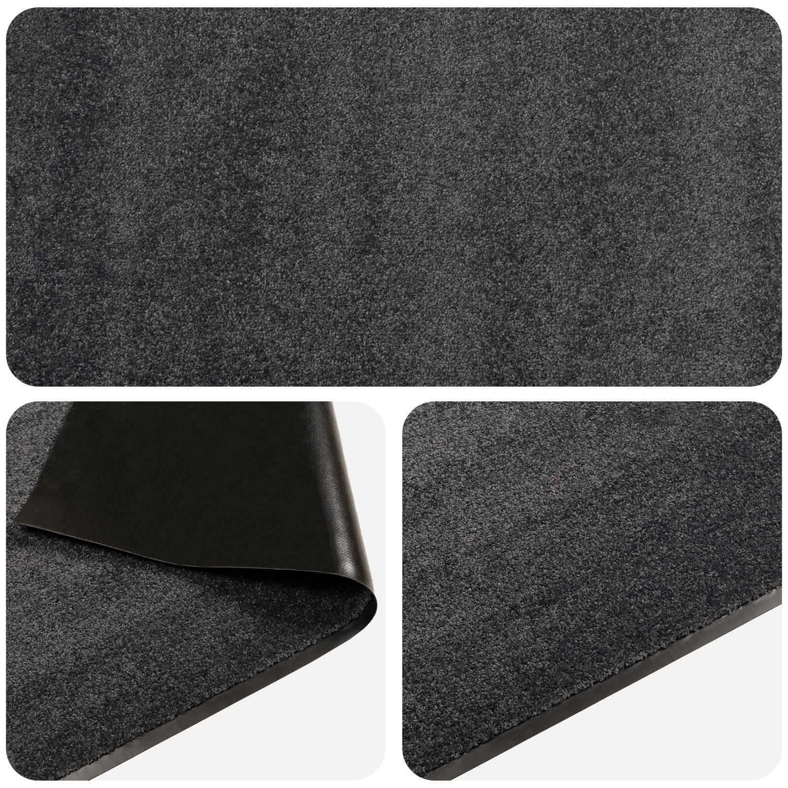 Χαλάκι Εξώπορτας Ανοιχτό γκρι 180 x 120 cm 100% Πολυαμίδιο