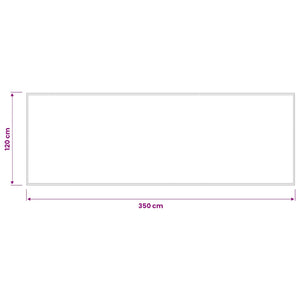 Χαλάκι Εξώπορτας Ανοιχτό γκρι 350 x 120 cm 100% Πολυαμίδιο - Pakobazaar
