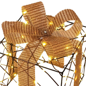 Φωτιζόμενο Χριστουγεννιάτικο Δώρο 3 τμχ. 150 LED Θερμό λευκό
