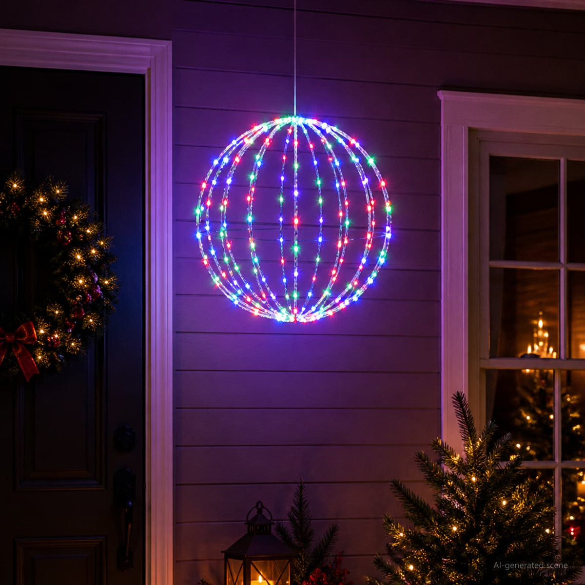 Χριστουγεννιάτικη Φινάλε Φωτιστικό 120 LED RGB - Pakobazaar