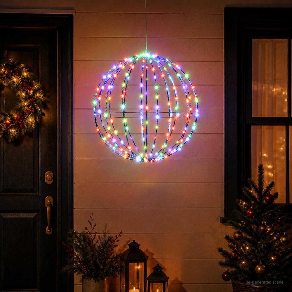 Χριστουγεννιάτικη Φινάλε Φωτιστικό 192 LED RGB