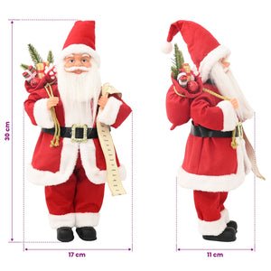 Φιγούρα Άγιος Βασίλης Κόκκινο 30 cm Πολυεστέρας