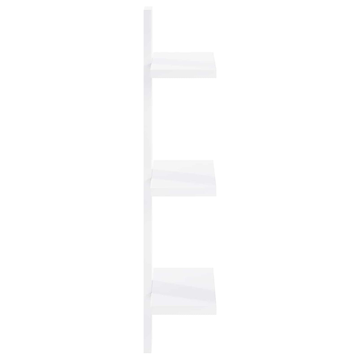Ράφι Τοίχου Λευκό 30 x 13.5 x 64.5 cm Επεξεργασμένο Ξύλο