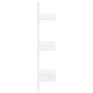 Ράφι Τοίχου Λευκό 30 x 13.5 x 64.5 cm Επεξεργασμένο Ξύλο