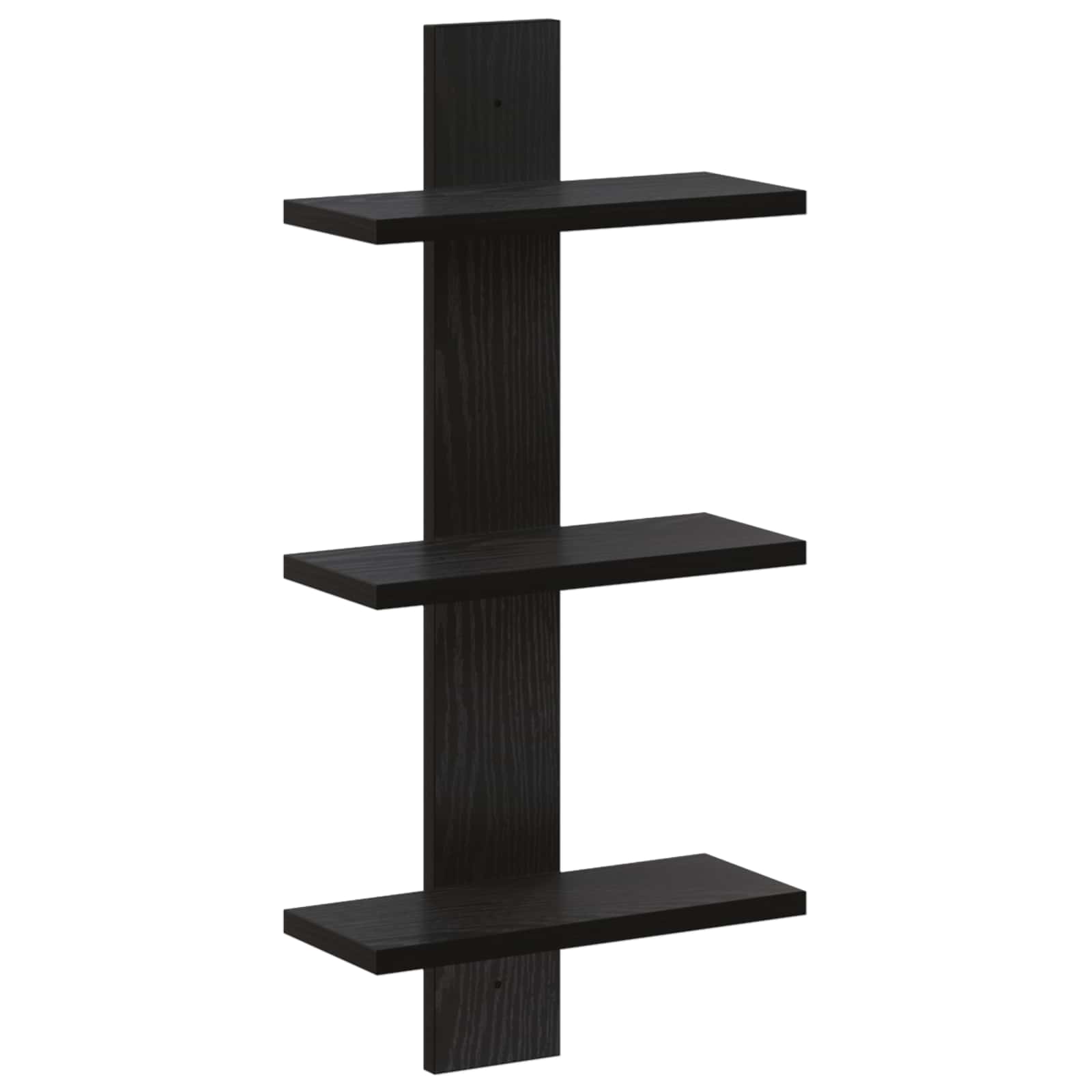 Ράφι Τοίχου Μαύρη Δρυς 30 x 13.5 x 64.5 cm Επεξεργασμένο Ξύλο - Pakobazaar
