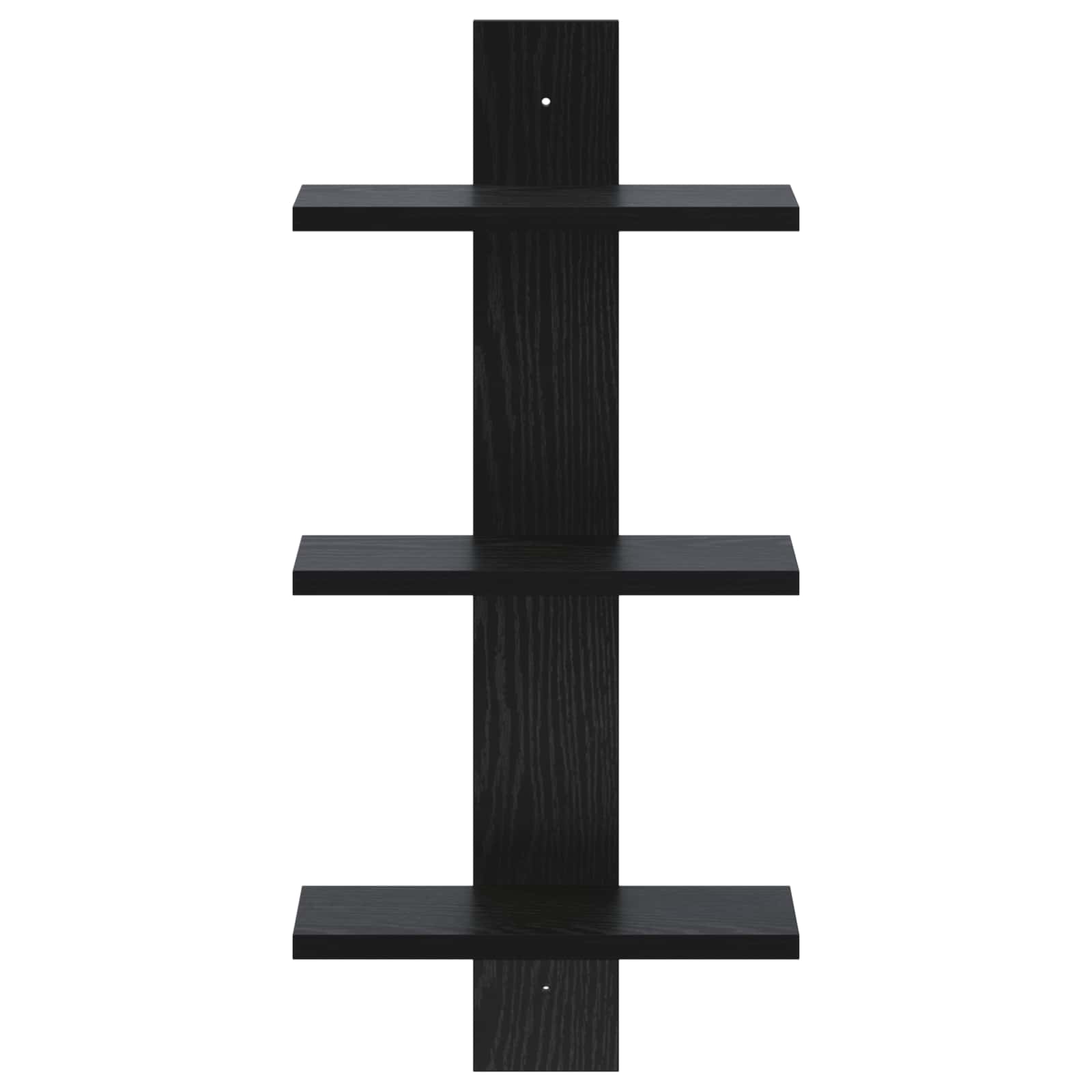 Ράφι Τοίχου Μαύρη Δρυς 30 x 13.5 x 64.5 cm Επεξεργασμένο Ξύλο - Pakobazaar