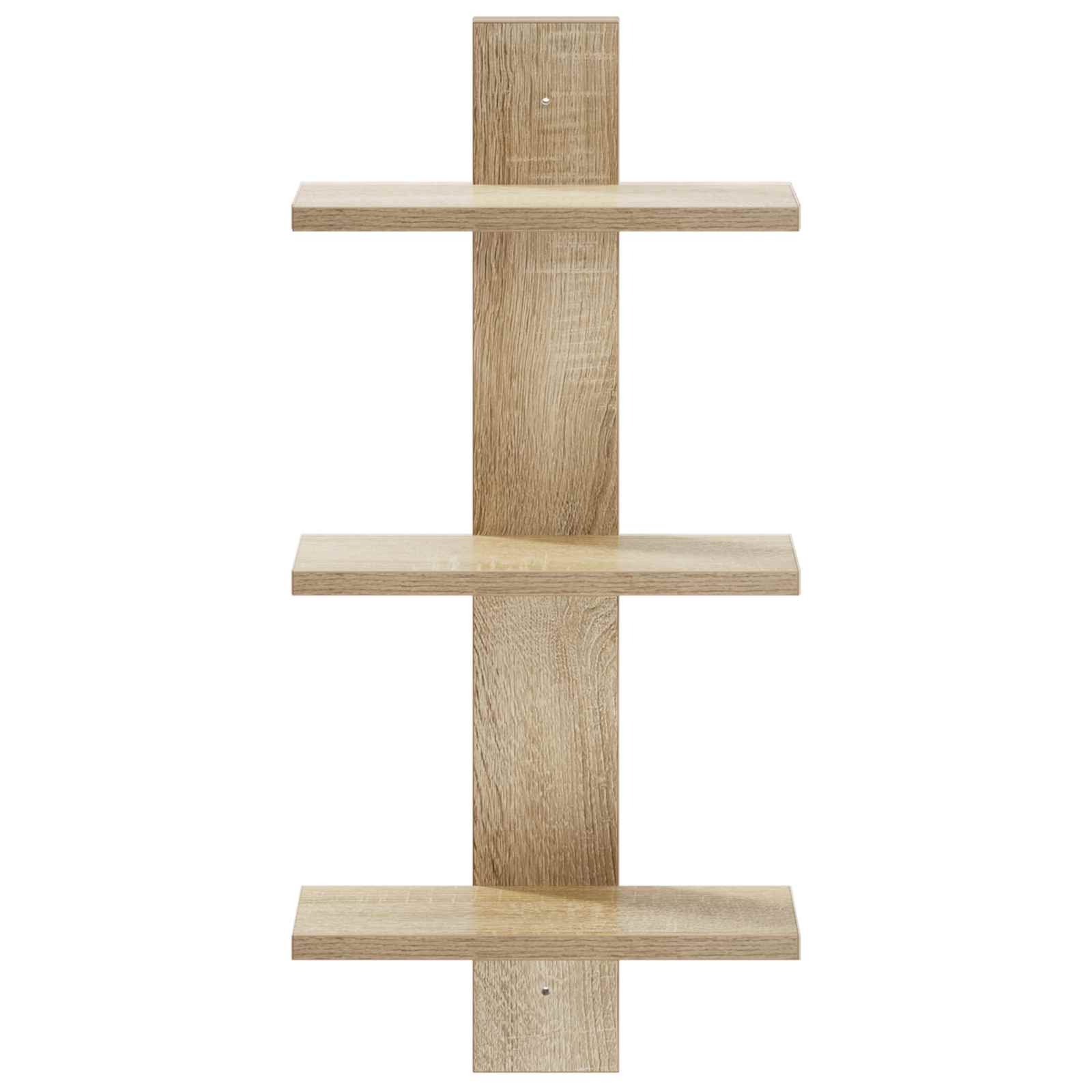 Ράφι Τοίχου Sonoma Δρυς 30 x 13.5 x 64.5 cm Επεξεργασμένο Ξύλο - Pakobazaar