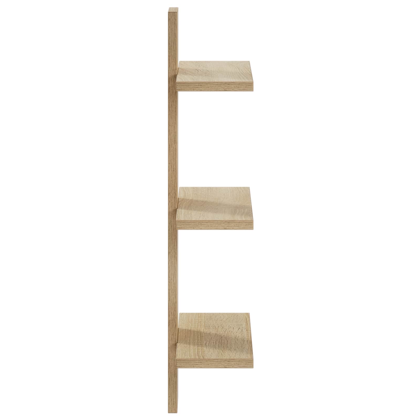 Ράφι Τοίχου Sonoma Δρυς 30 x 13.5 x 64.5 cm Επεξεργασμένο Ξύλο - Pakobazaar