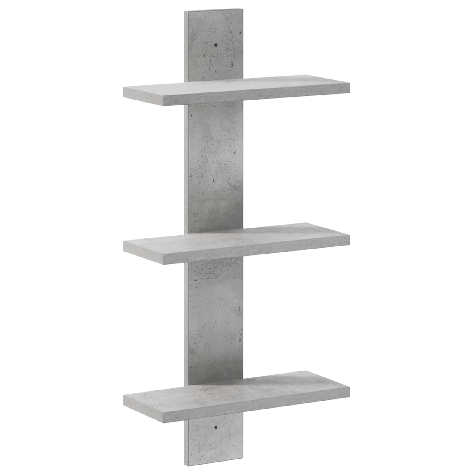Ράφι Τοίχου Γκρι Σκυροδέματος 30 x 13,5 x 64,5 cm - Pakobazaar