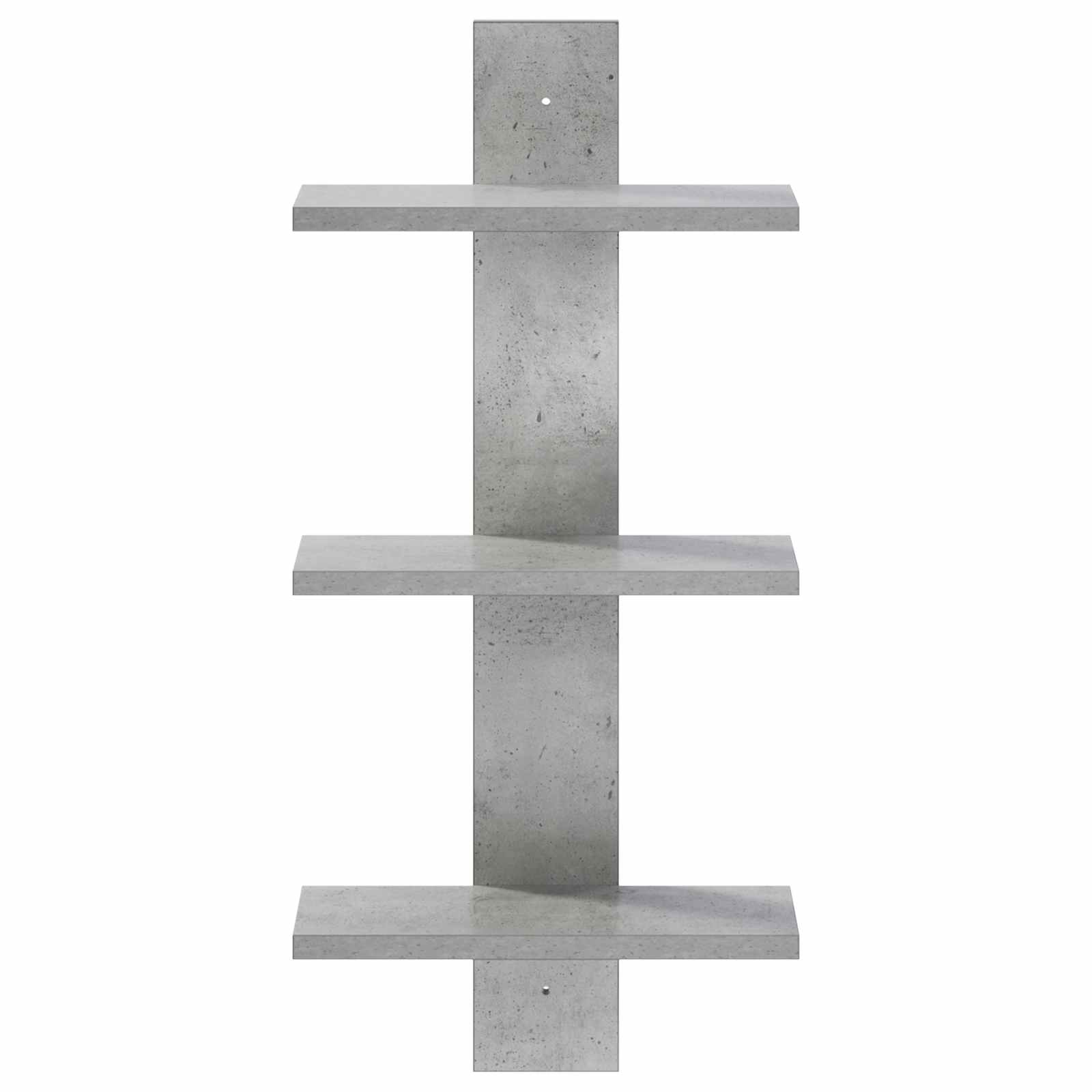 Ράφι Τοίχου Γκρι Σκυροδέματος 30 x 13,5 x 64,5 cm - Pakobazaar
