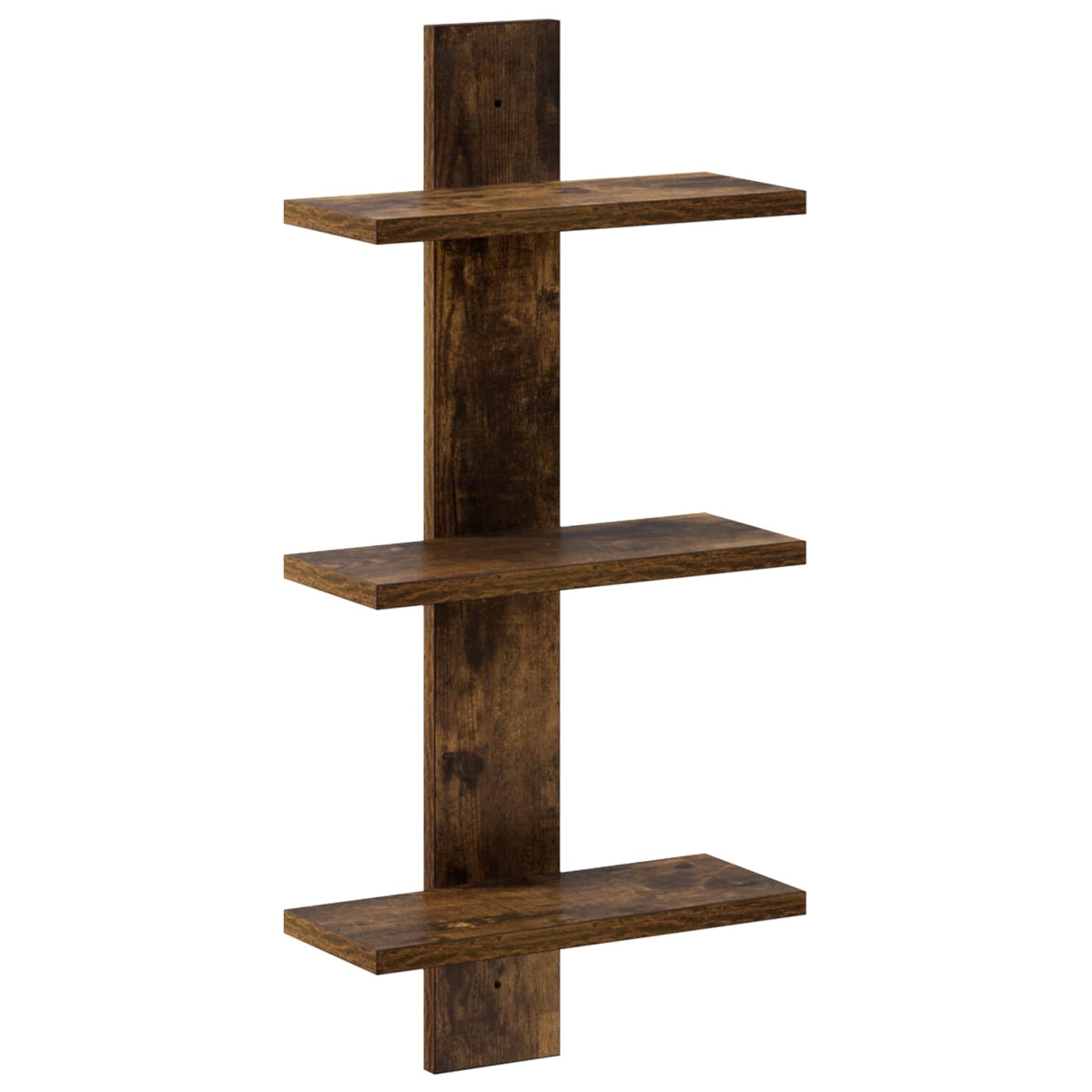 Ράφι Τοίχου Καπνισμένο Ξύλο Δρυός 30 x 13,5 x 64,5 cm - Pakobazaar
