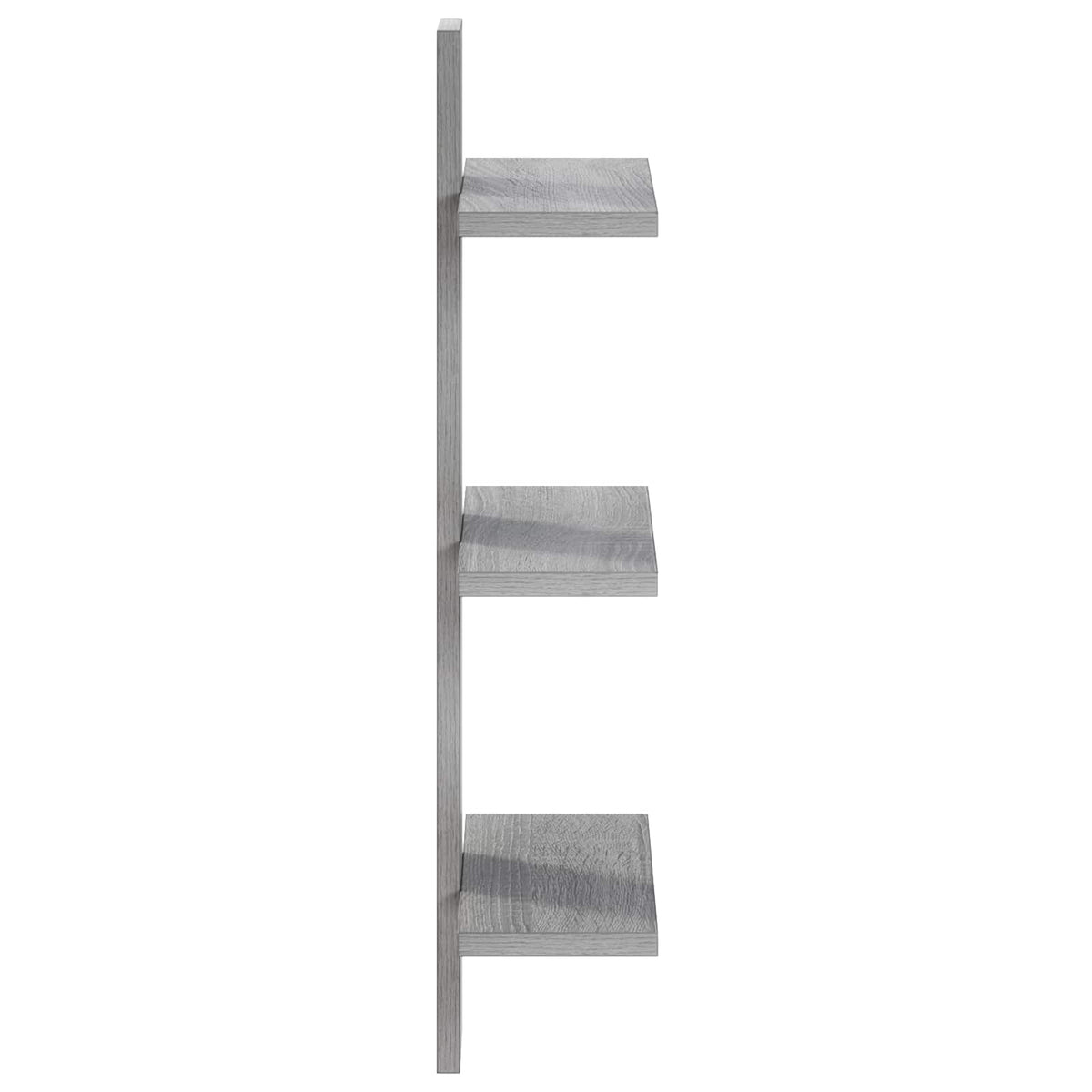 Ράφι Τοίχου Γκρι Sonoma 30 x 13.5 x 64.5 cm Επεξεργασμένο Ξύλο - Pakobazaar