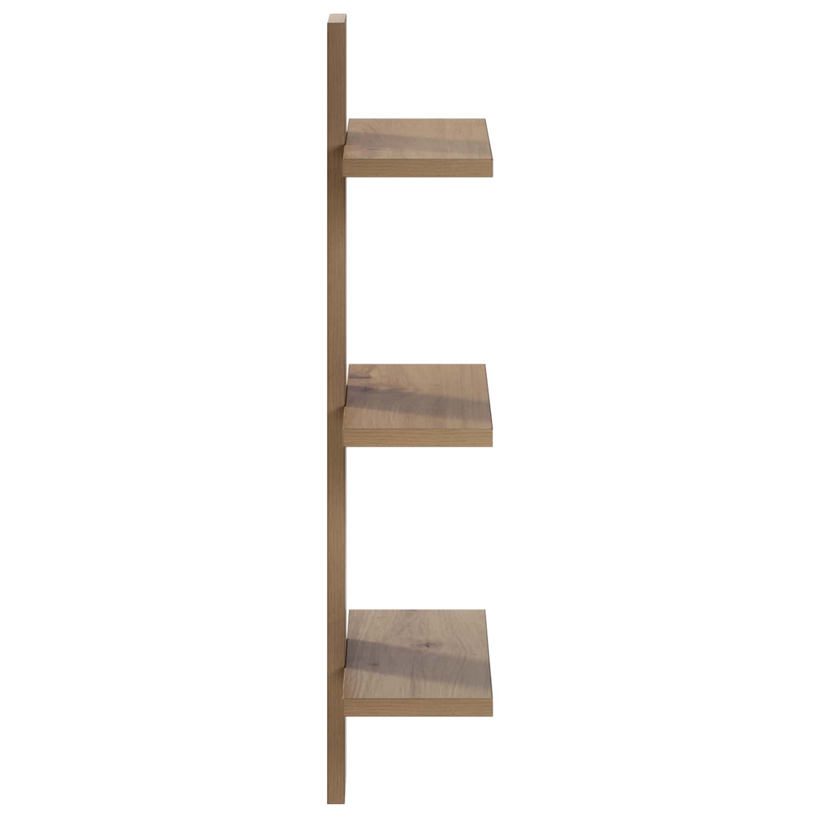 Ράφι Τοίχου Artisan Δρυς 30 x 13.5 x 64.5 cm Επεξεργασμένο Ξύλο - Pakobazaar