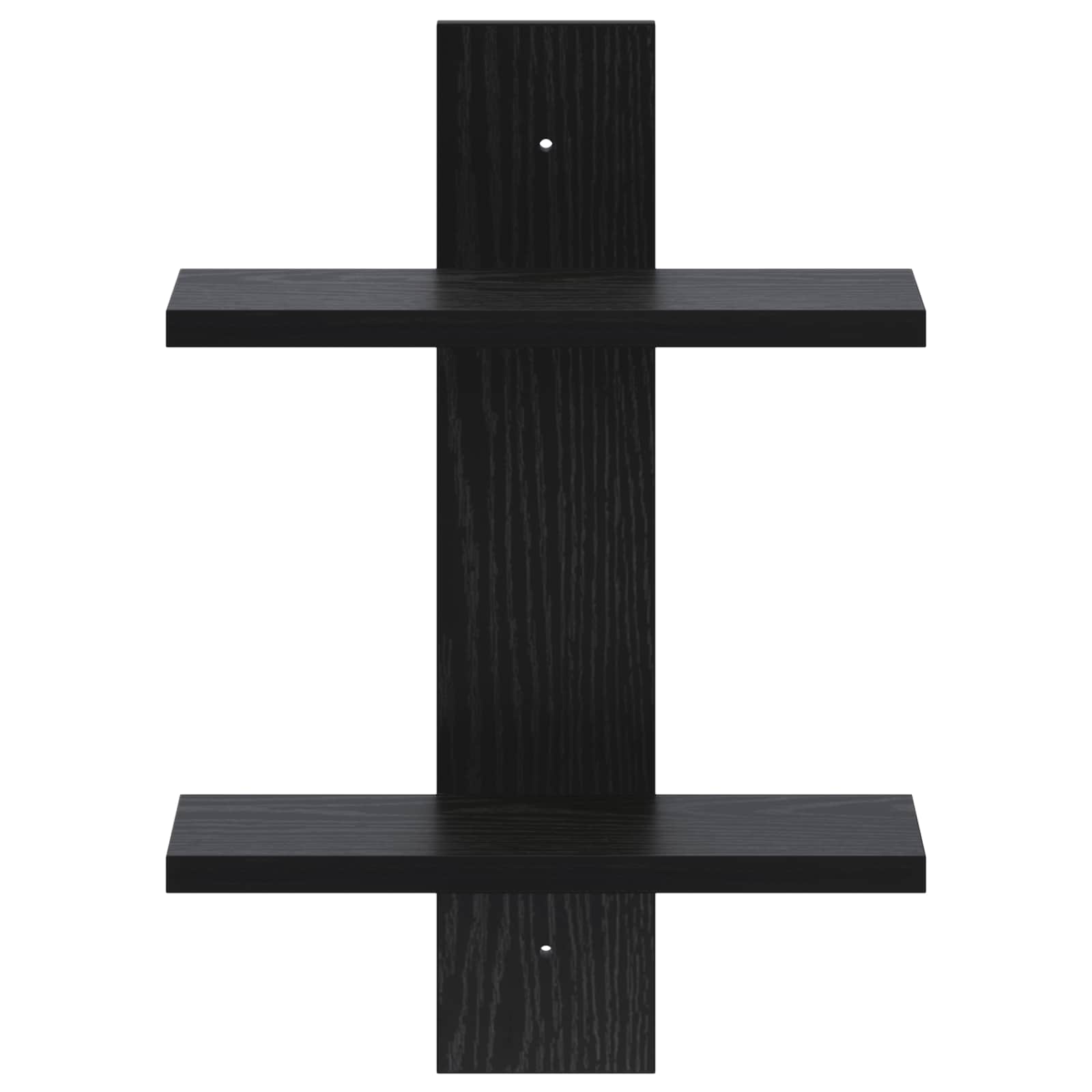 Ράφι Τοίχου Μαύρη Δρυς 30 x 13.5 x 43 cm Επεξεργασμένο Ξύλο