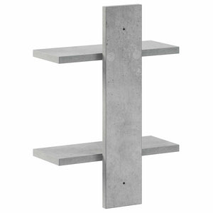 Ράφι Τοίχου Γκρι Σκυροδέματος 30 x 13,5 x 43 cm