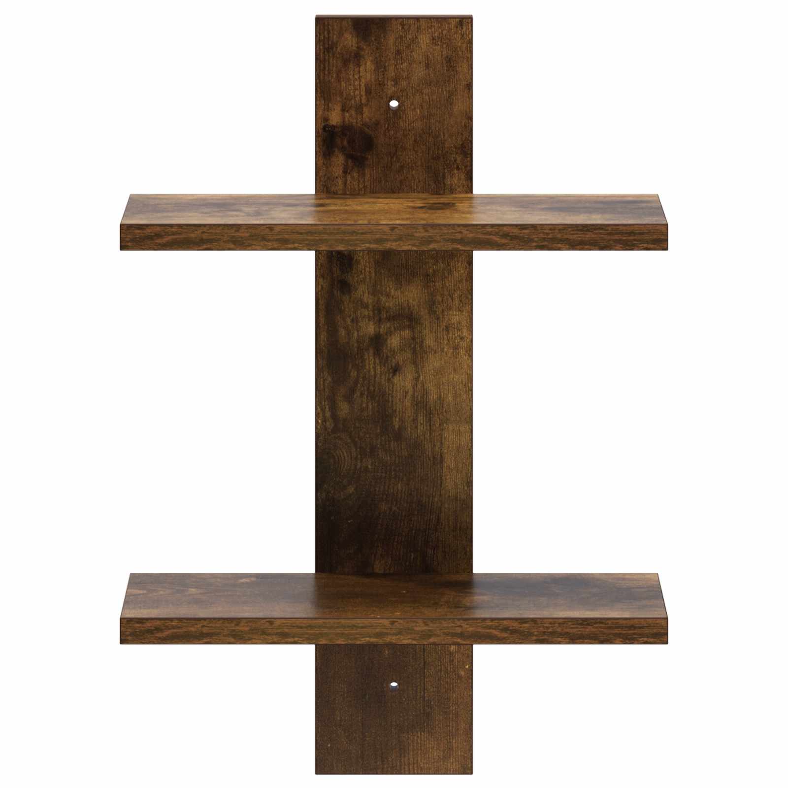 Ράφι Τοίχου Καπνισμένο Ξύλο Δρυός 30 x 13.5 x 43 cm