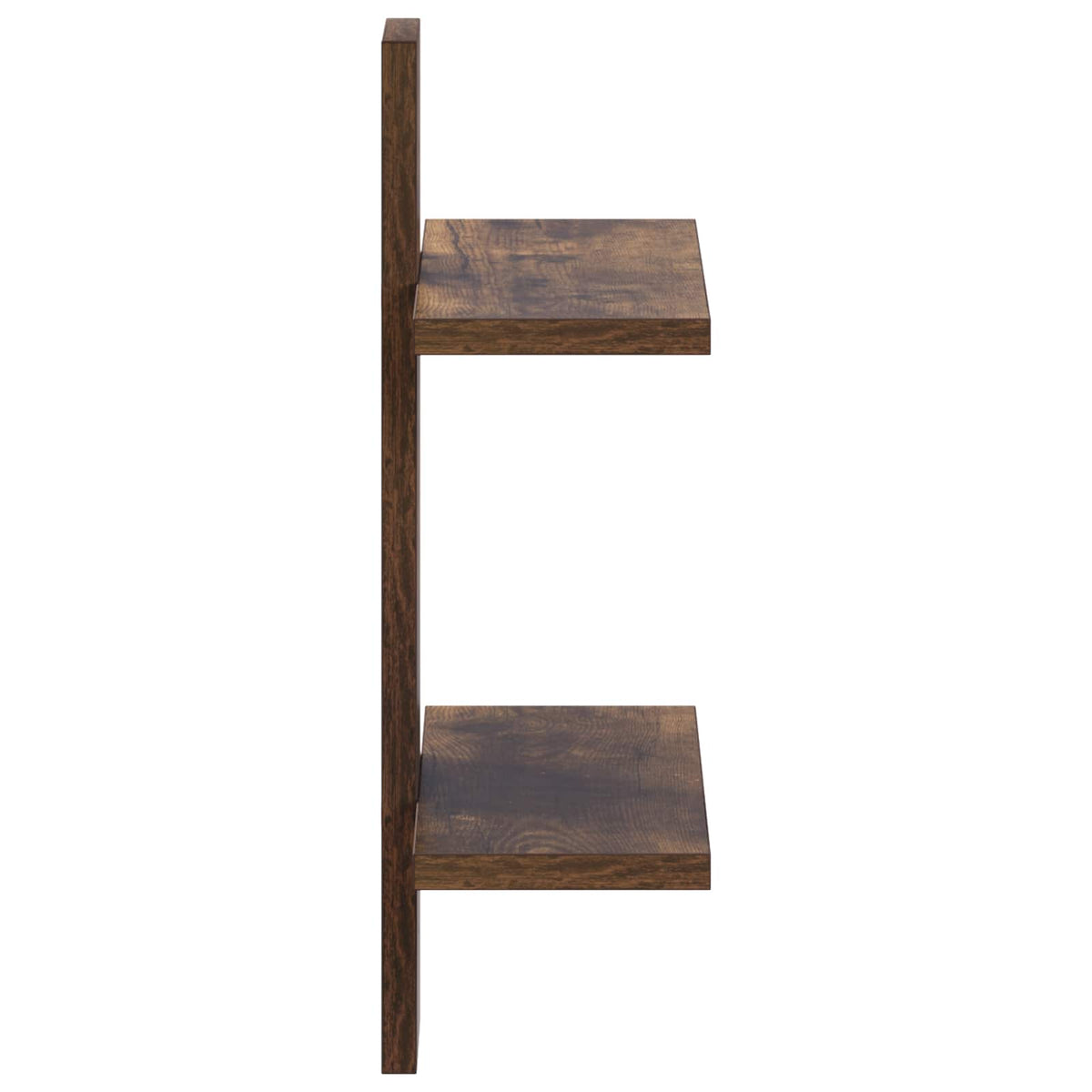 Ράφι Τοίχου Καπνισμένο Ξύλο Δρυός 30 x 13.5 x 43 cm