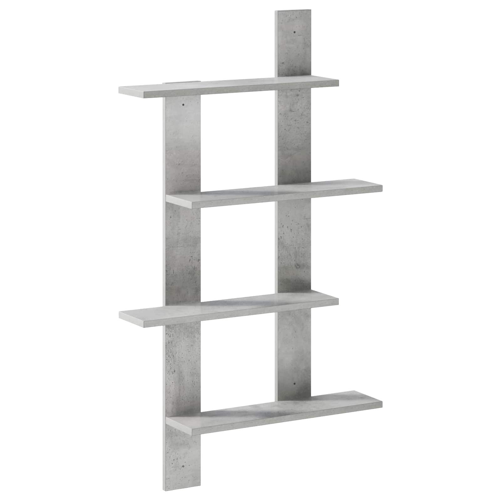 Ράφι Τοίχου Γκρι Σκυροδέματος 61 x 13,5 x 105 εκ - Pakobazaar