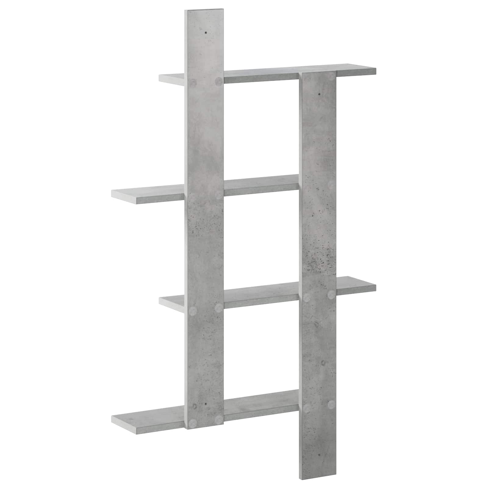 Ράφι Τοίχου Γκρι Σκυροδέματος 61 x 13,5 x 105 εκ - Pakobazaar