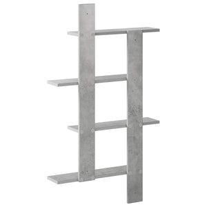 Ράφι Τοίχου Γκρι Σκυροδέματος 61 x 13,5 x 105 εκ - Pakobazaar