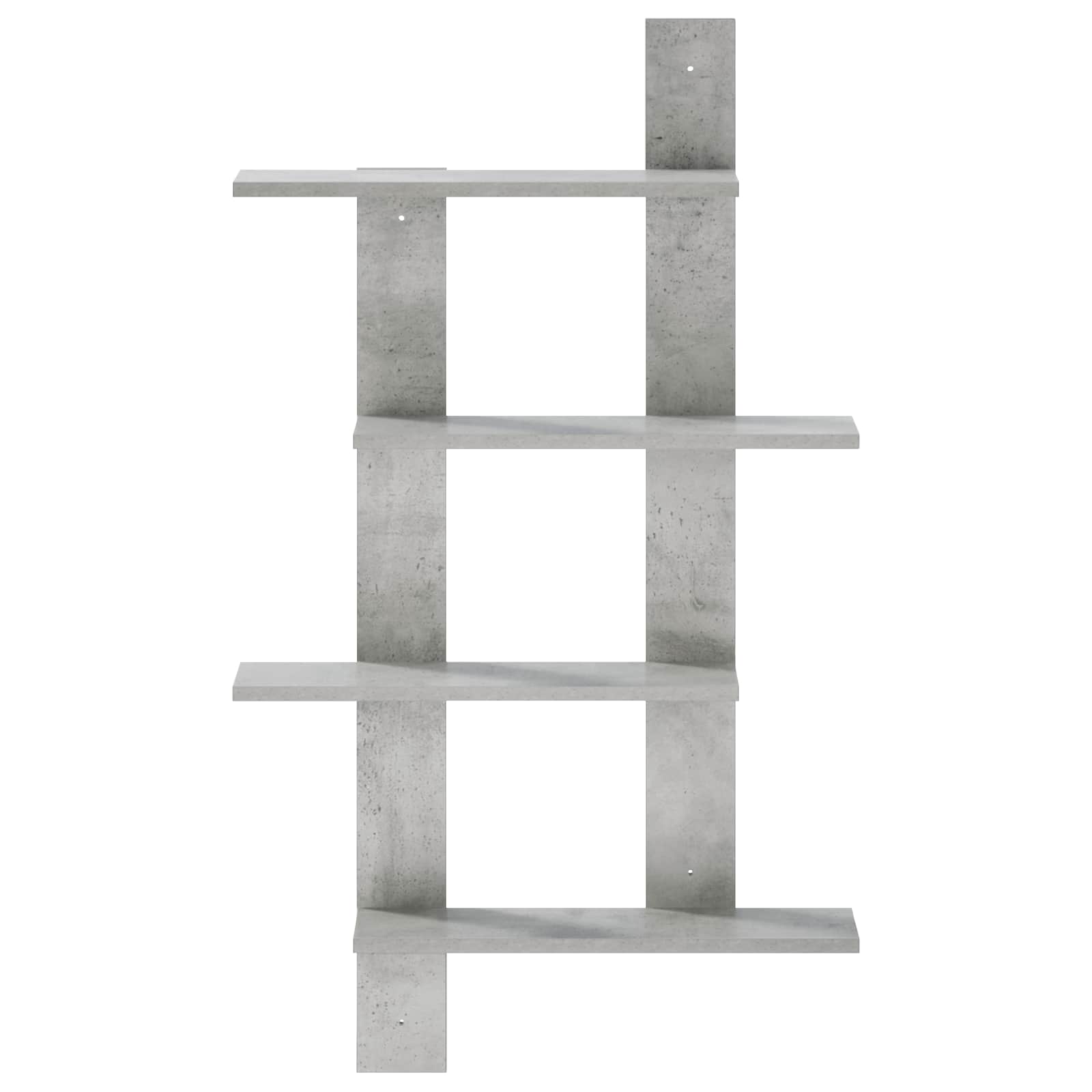 Ράφι Τοίχου Γκρι Σκυροδέματος 61 x 13,5 x 105 εκ - Pakobazaar