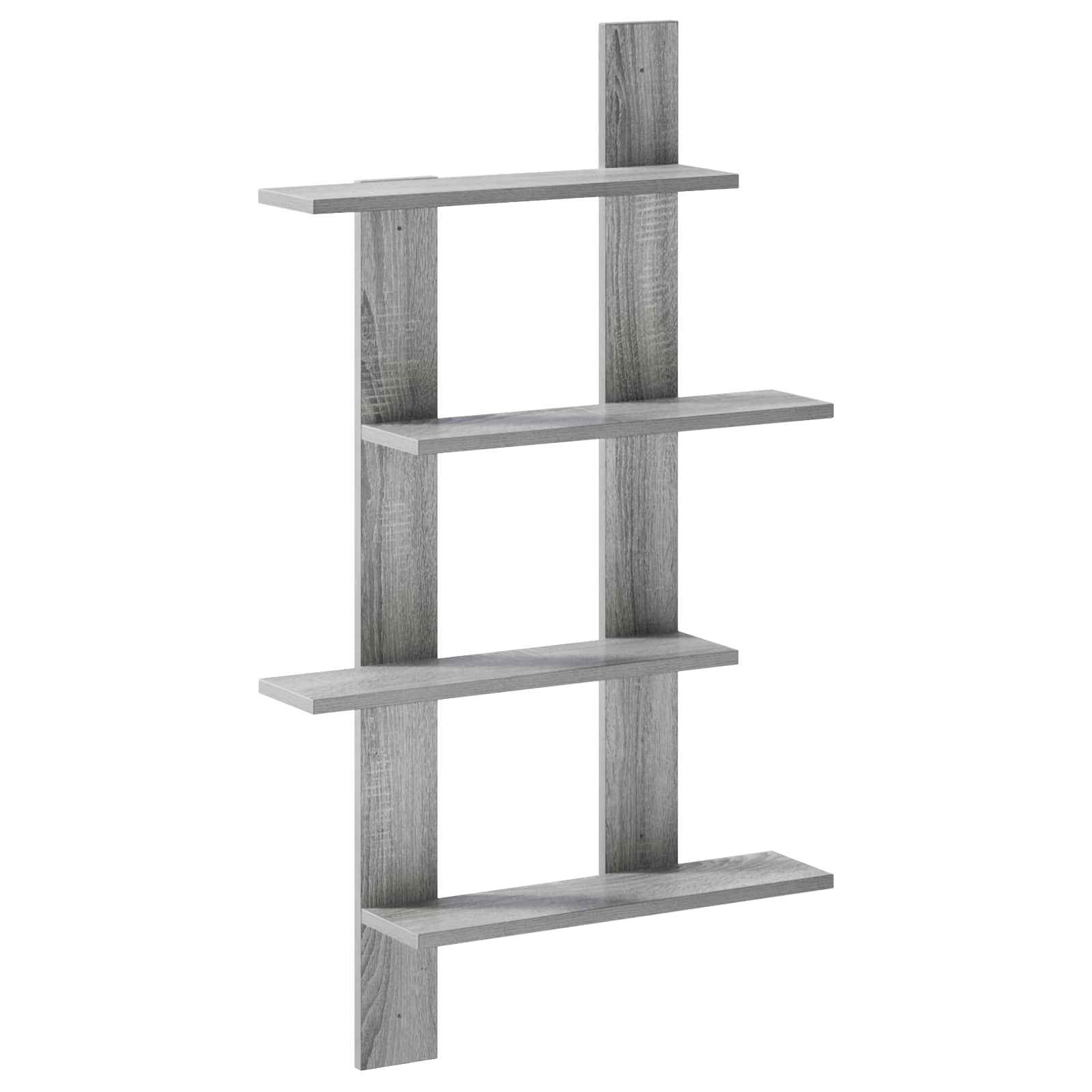 Ράφι Τοίχου Γκρι Sonoma 61 x 13,5 x 105 εκ Επεξεργασμένο Ξύλο