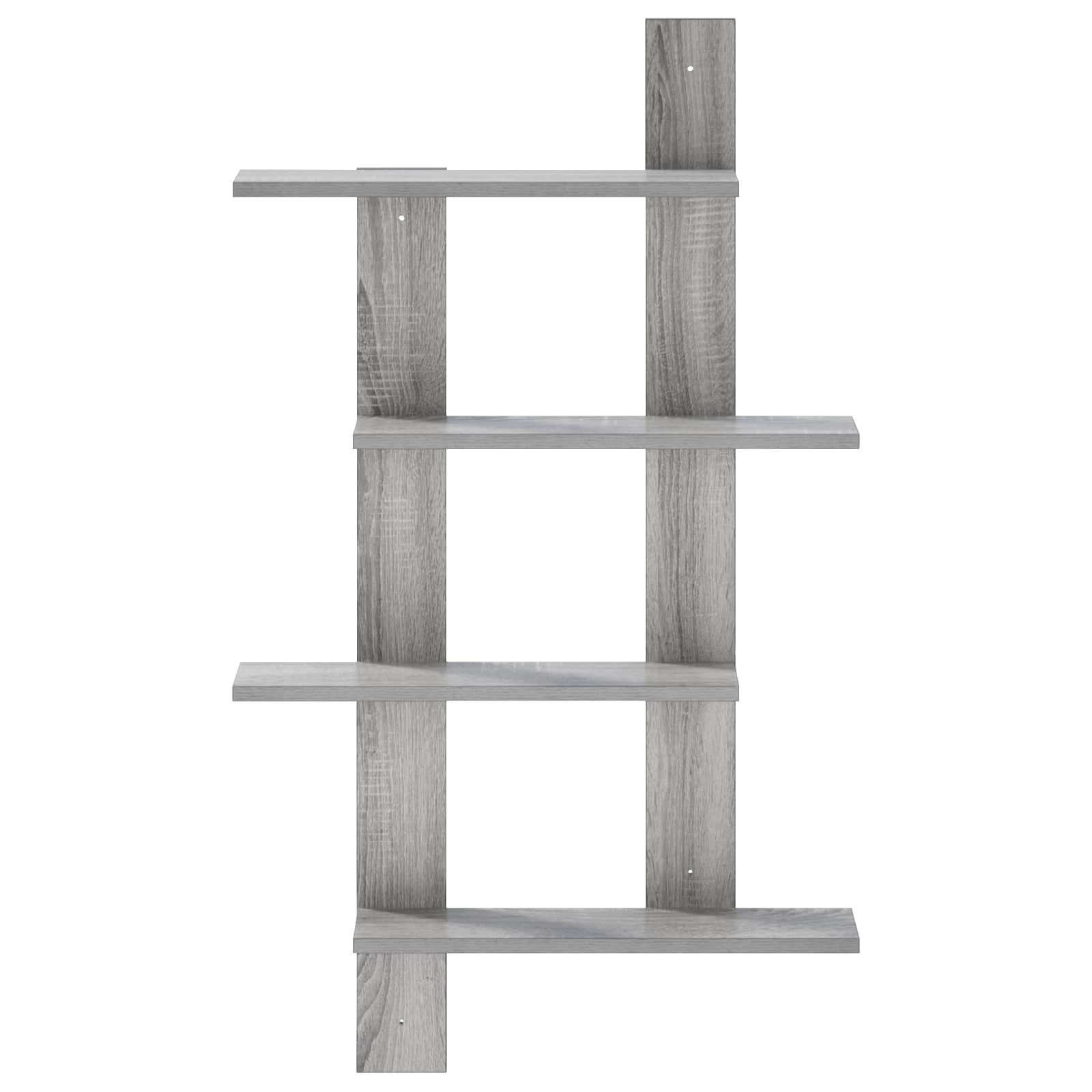 Ράφι Τοίχου Γκρι Sonoma 61 x 13,5 x 105 εκ Επεξεργασμένο Ξύλο