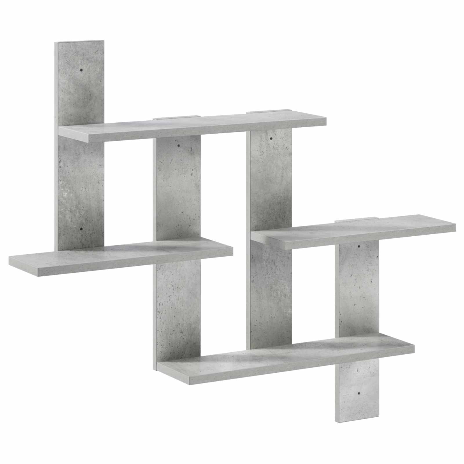 Ράφι Τοίχου Γκρι Σκυροδέματος 85 x 13,5 x 73,5 εκ - Pakobazaar