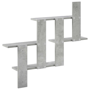 Ράφι Τοίχου Γκρι Σκυροδέματος 85 x 13,5 x 73,5 εκ - Pakobazaar