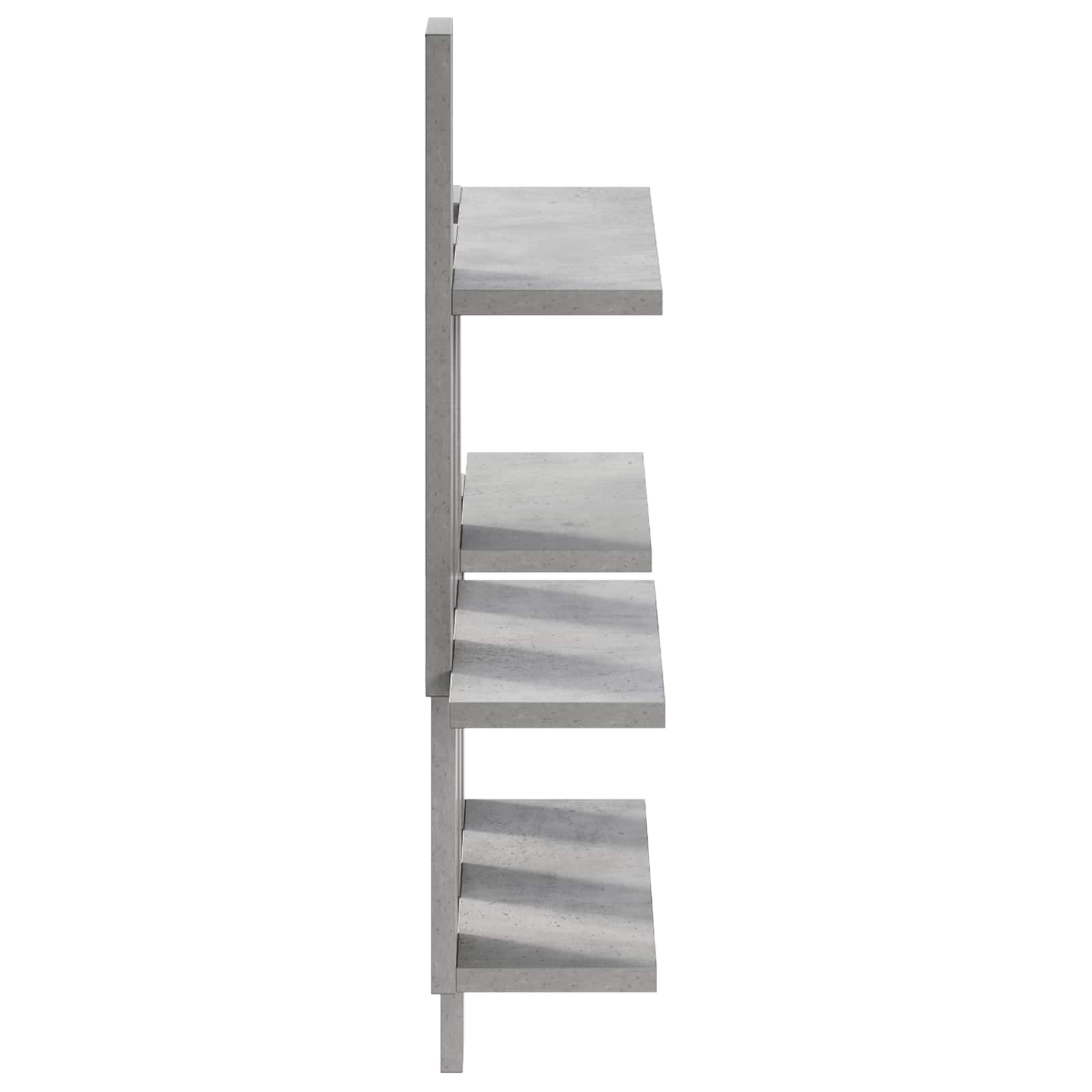 Ράφι Τοίχου Γκρι Σκυροδέματος 85 x 13,5 x 73,5 εκ - Pakobazaar