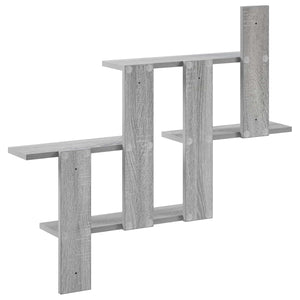 Ράφι Τοίχου Γκρι Sonoma 85 x 13,5 x 73,5 εκ Επεξεργασμένο Ξύλο