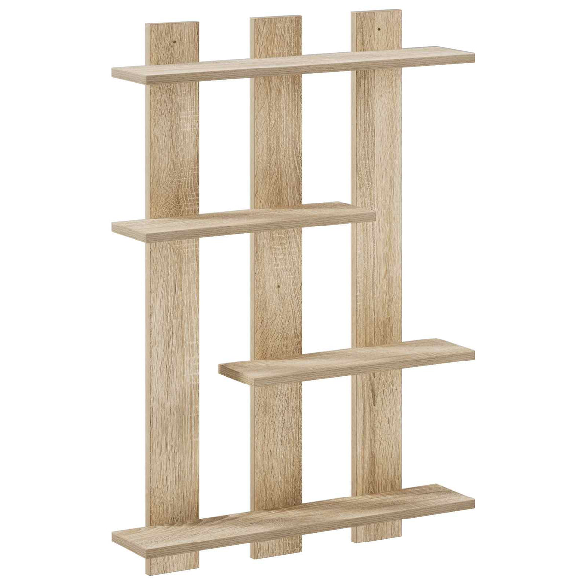 Ράφι Τοίχου Sonoma Δρυς 61 x 13,5 x 88 εκ Επεξεργασμένο Ξύλο