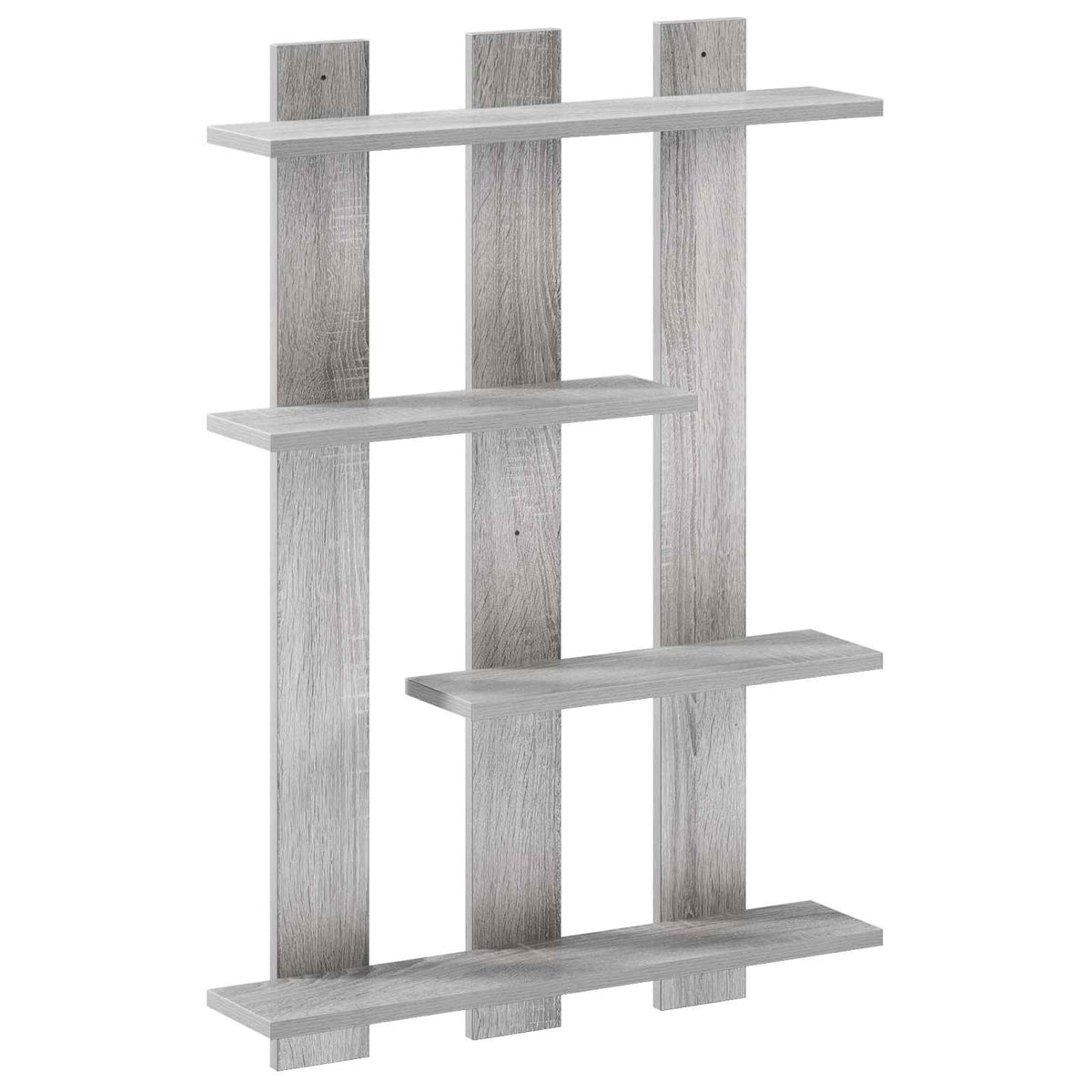 Ράφι Τοίχου Γκρι Sonoma 61 x 13,5 x 88 εκ Επεξεργασμένο Ξύλο - Pakobazaar