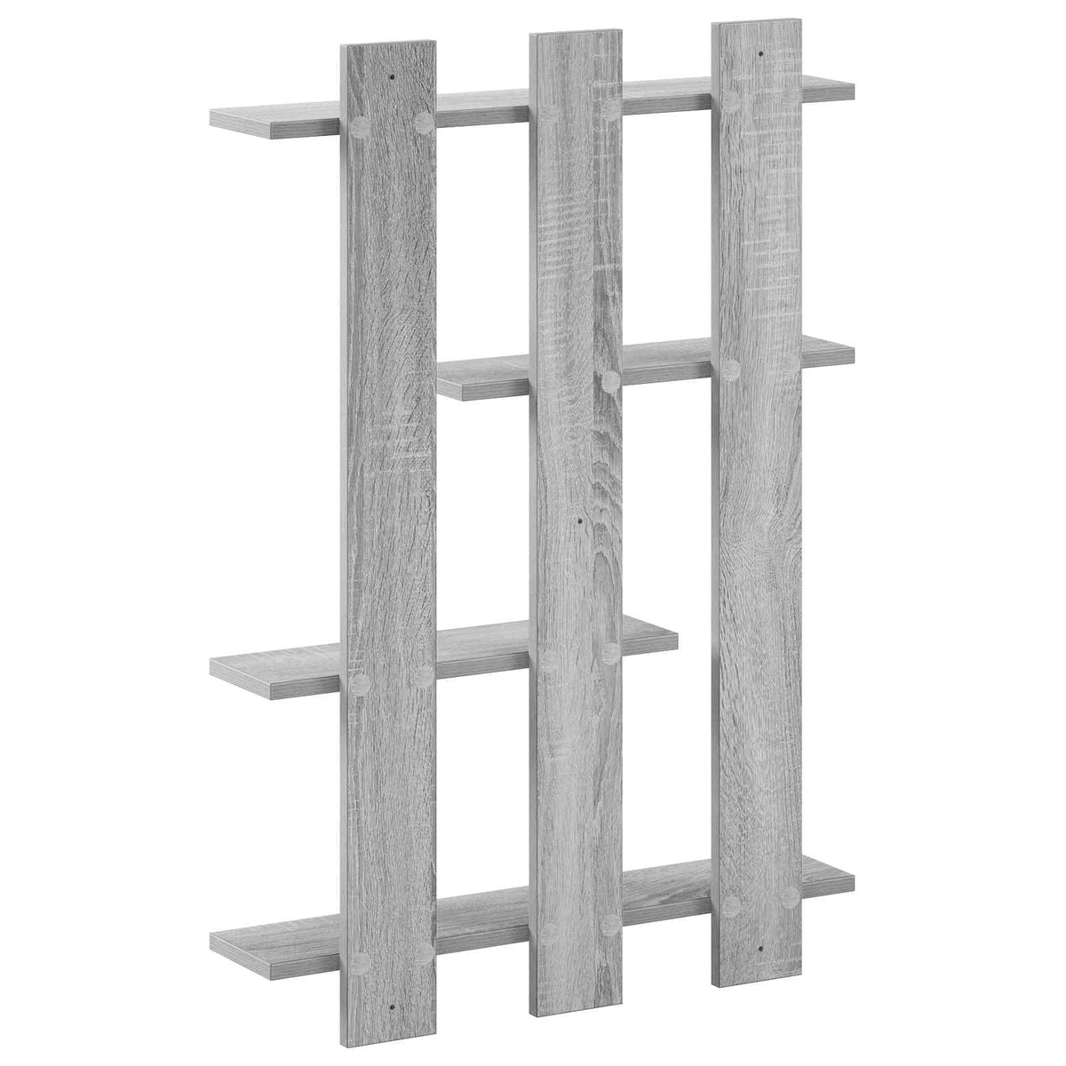 Ράφι Τοίχου Γκρι Sonoma 61 x 13,5 x 88 εκ Επεξεργασμένο Ξύλο - Pakobazaar