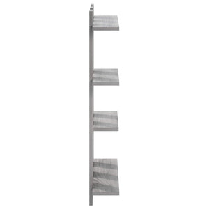 Ράφι Τοίχου Γκρι Sonoma 61 x 13,5 x 88 εκ Επεξεργασμένο Ξύλο - Pakobazaar
