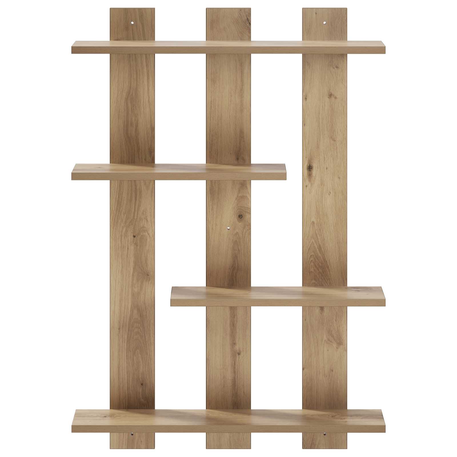Ράφι Τοίχου Artisan Δρυς 61 x 13,5 x 88 εκ Επεξεργασμένο Ξύλο