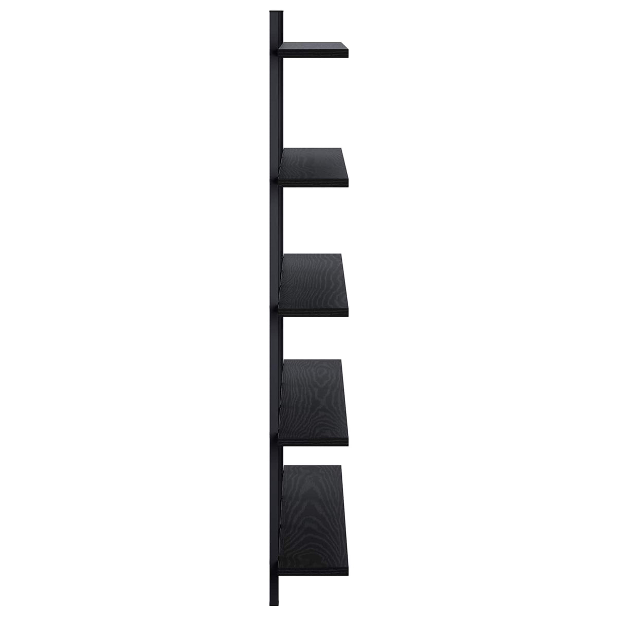 Ράφι Τοίχου Μαύρη Δρυς 102 x 13.5 x 102 cm Επεξεργασμένο Ξύλο