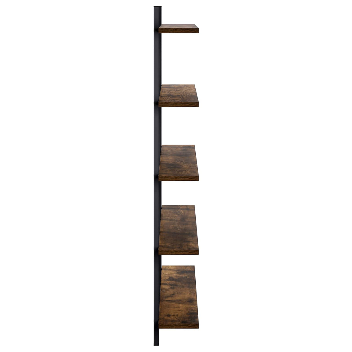 Ράφι Τοίχου Καπνισμένο Ξύλο Δρυός 102 x 13.5 x 102 cm - Pakobazaar