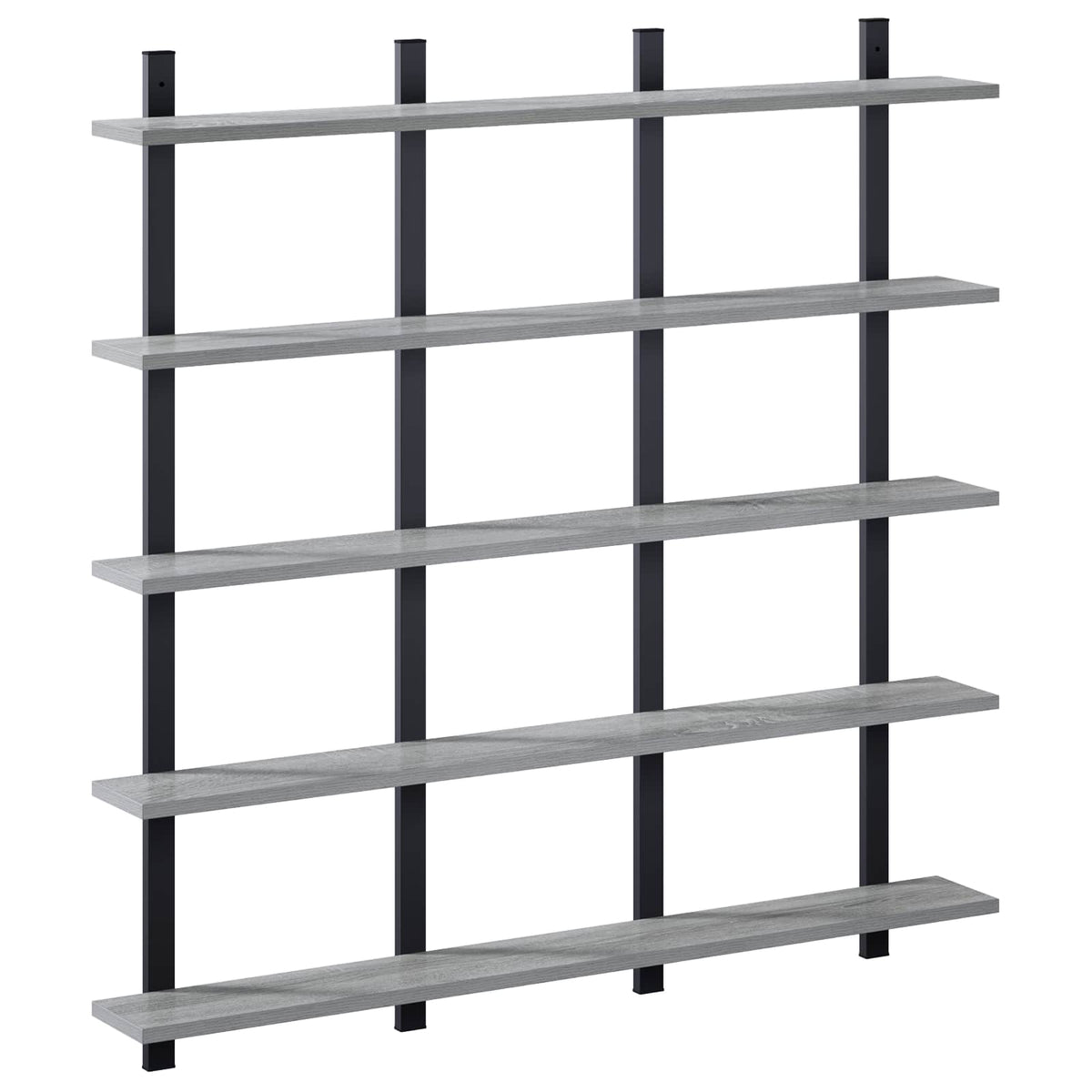 Ράφι Τοίχου Γκρι Sonoma 102 x 13.5 x 102 cm Επεξεργασμένο Ξύλο - Pakobazaar