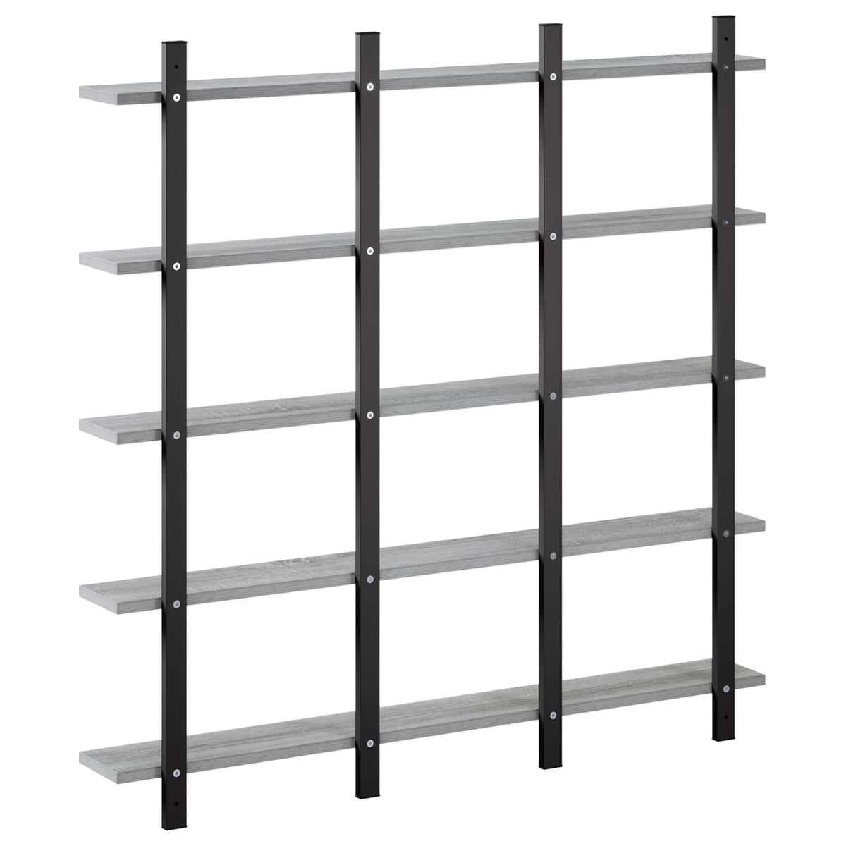 Ράφι Τοίχου Γκρι Sonoma 102 x 13.5 x 102 cm Επεξεργασμένο Ξύλο - Pakobazaar