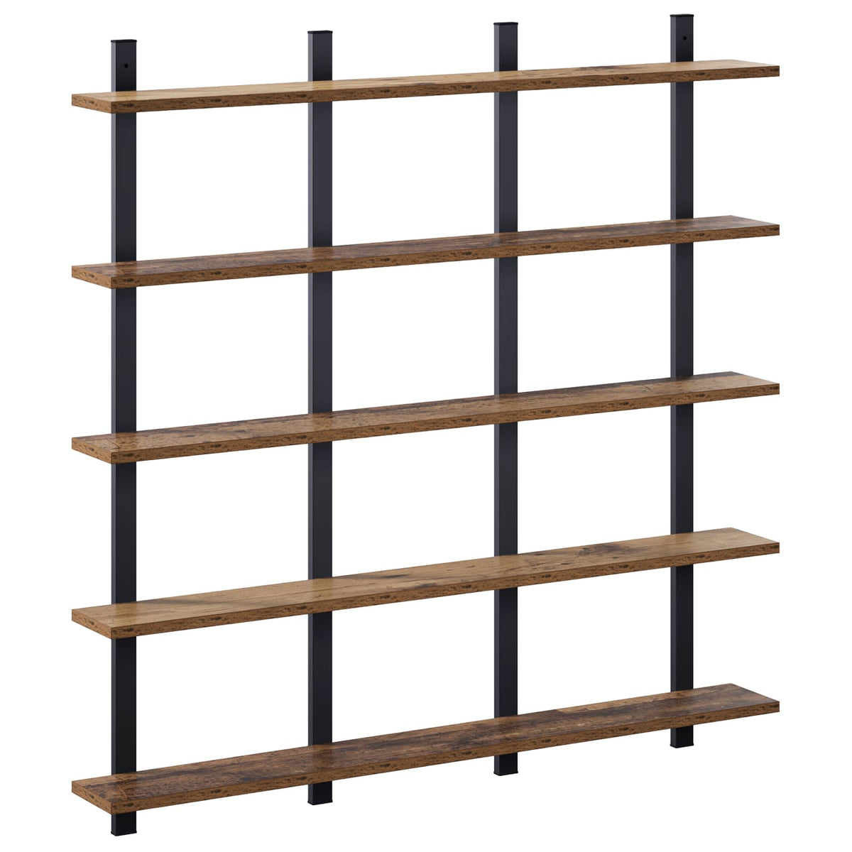 Ράφι Τοίχου Παλαιωμένο ξύλο 102 x 13.5 x 102 cm - Pakobazaar