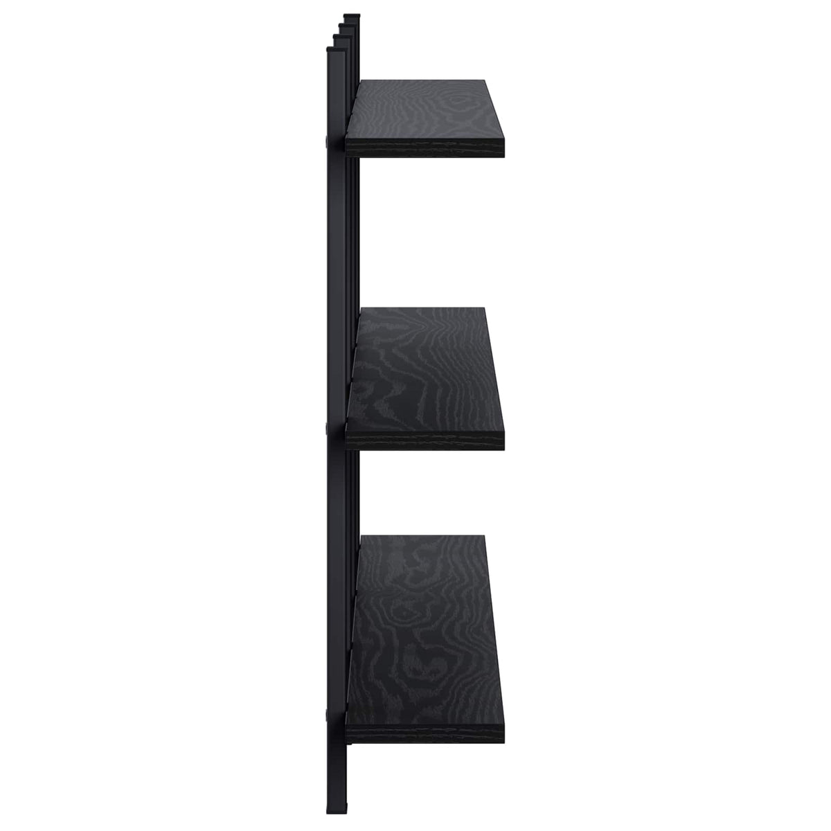 Ράφι Τοίχου Μαύρη Δρυς 102 x 13.5 x 58 cm Επεξεργασμένο Ξύλο - Pakobazaar